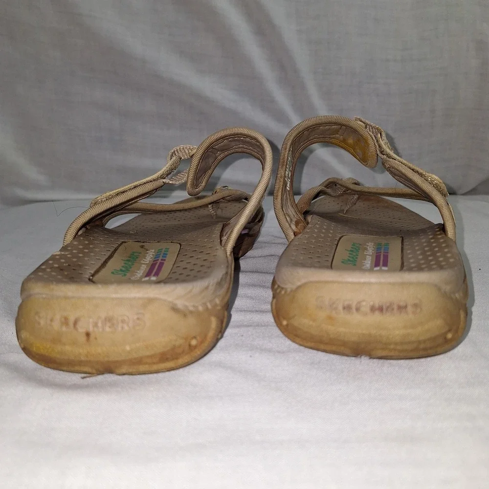 Y2K Cottagecore Boho Bohemian Skechers Dark Natural 8 Outdoor Reggae Sandals